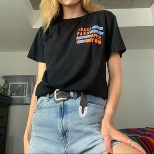 Graphic T Shirt Peace and Parmesan Size S